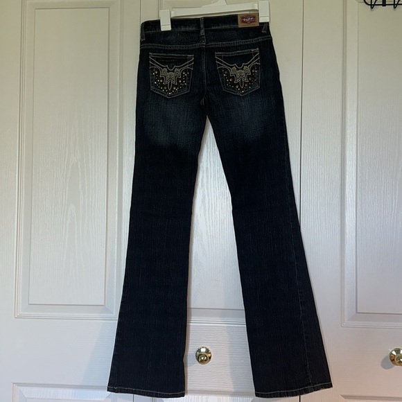 Tyte Jeans Low Rise Dark Wash Bootcut Jeans - Picture 4 of 6